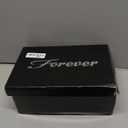 Forever Link Women's Klein-70 Closed Round Toe Buckle Slouch Flat Heel Mid-Calf Boot (9, Black)