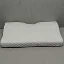 Derila Cervical Queen Size Pillow for Sleeping - Support Pillow for Side, Back, Stomach Sleepers - Contour Best Bed Pillows for Sleeping (1 Pillow | White)