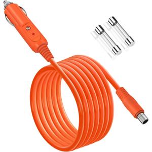 14AWG Car Charging Cable for Jackery Portable Power Station Explorer 3000 Pro 2000 Plus 2000 Pro 2000 v2 2000 1500 Pro 1500 1000 Pro 1000 v2 1000 - DC8020 Plug 2M/6.6FT