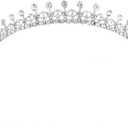 Crystal Tiara Crown For Women Bridal Hair Ornaments for Birthday Pageant Wedding Prom Women Girls Hair Accessories (Silver 5)