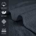 Avalon Towels Salon Towel - Grey Hand Towels Bulk Pack of 24 - 100% Cotton Absorbent Spa, Facial & Gym Towel for Working Out - 16x27 Inches (Not Bleach Proof)