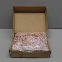 Willbond 50 Feet Christmas Tinsel Garland for Christmas Tree Decorations Metallic Tinsel Twist Garland Wedding Birthday Hanging Decorations Party Supplies (Milky, Rainbow, Rose Gold)