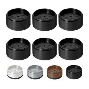 Bed Risers 1 inch, 2 inch, 3 inch, 4 inch Heavy Duty, Adjustable Furniture Riser for Table Desk Couch Sofa Chair Refrigerator Washing Machine, Stackable Bed Raisers Blocks (Black 4 Pack, 1 inch)