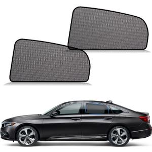 ZATOOTO Car Window Shades Accord 2018-2023 for Rear Window 2Pack car Shades for Back Windows Baby & Pet | Blocks 99% UV Rays & Heat | Breathable Mesh for Privacy & Bug Protection | Camping & Travel