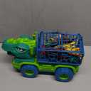 22 in 1 Toddler T-rex Dinosaur Truck Toy Set for Kids Boys 3-5 5-7, Tyrannosaurus Carrier Transport Truck with 18 Jurassic Dino Figures, Birthday Toy for Boys Girls 3 4 5 6 7 Years Old