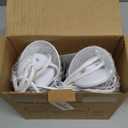 Brightown LED SpotLights - 2 Pack Uplighting Floor Can Lights with Remote and Timer, 3 Color Temperatures & Dimmable, 2 Lighting Modes for Wall Picture Painting Plants Indoor Accent Lighting, White