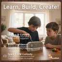 STEM Kits for Kids Age 12-14, Wooden DIY Bluetooth Speaker Kit Build Your Own with Dual Speakers, Science Gift for Teen Boys Girls Birthday Christmas