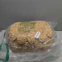 Set of 2 Wicker Storage Baskets with Lid, Rattan Basket Decorative Boxes, Woven Storage Box Hyacinth Basket with Lids, Small Scalloped Edge Wicker Baskets with Lids