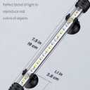 Pawfly 3 W Aquarium LED Light 7.5 Inch Underwater Fish Tank Light with Full Spectrum IP68 Waterproof White Blue Red Lights with Daytime & Night Mode Timer Auto On/Off and Adjustable Brightness (Basic (Timing Function))