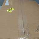 Elongated Toilet Seat 18.5", Soft Close, Never-Loosen Design, White Plastic