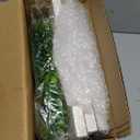 Wooden Wall Sign Decor with Artificial Wreath Hanging Farmhouse Home Letters Brown