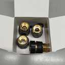 Twinkle Star 3/4 Inch Garden Hose Fitting Quick Connector Male and Female Set, 4 Set, Garden Hose Adapter, Quick Connect Hose Fittings, Garden Hose Connector, Hose Attachment