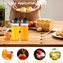 2 Pcs Honey Dispenser No Drip,Glass Honey Pot for Coffee Maple Syrup Dispenser Salad Dressing Dispenser,Honey jar Leak-Proof Oil Pot for Home Kitchen Essential Storage Holder 300ml/10oz