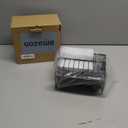 MASADI Kitchen Dish Soap Dispenser Set with Sponge Holder, 12OZ Glass Bottle, Hand and Dish Soap Dispenser Set, Non-Slip Silicone Pad, Brush Holder, Kitchen Sink Organizer Countertop (Black+Clear)