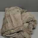 RYNGHIPY Faux Fur Blanket for Couch Fluffy Warm Throw Blanket for Sofa Bed Thick Furry Bubble Blanket (Camel, 51''x63'')