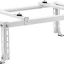 VEVOR Mini Split Ground Stand, Adjustable Anti-Vibration Mini Split Stand for 9000-24000 BTU Ductless Air Conditioner Heat Pump, Heavy Duty AC Base Bracket Floor Mount w/ 551LBS Max. Load Capacity