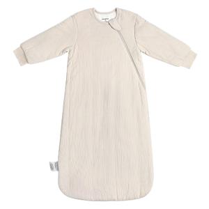 BubblePanda Rayon Made from Bamboo Sleep Sack 12-18 Months Long Sleeve Sleep Sack 1.5 Tog Supersoft Winter Baby Wearable Blanket with 2-Way Zipper Unisex Sleeping Bag for Babies Toddler (Oat)