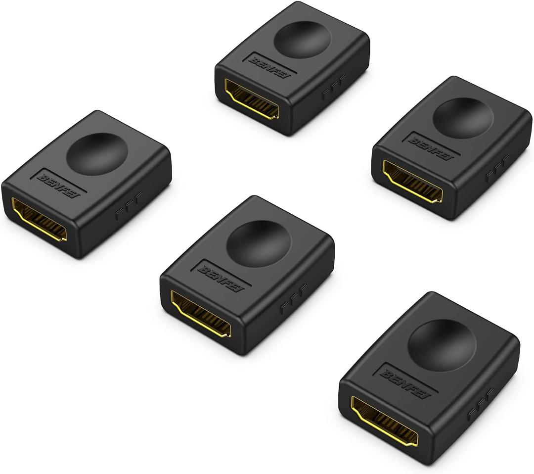 BENFEI HDMI Coupler, HDMI Female to Female Adapter - 5 Pack