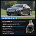 12767180 Catalytic Converter Compatible with Chevrolet Malibu 2008-2012 3.6L,Pontiac G6 2007-2009 3.6L,Saturn Aura 2007-2009 3.6L,Front Left and Right 2PCS (EPA Compliant)