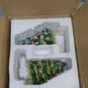 Blissun Christmas Night Light, Ceramic Tree Decor 6 Inch with Multicolor Bulbs, 360 Swivel Plug & On/Off Switch for Bedroom, Home, Bathroom (2 Pack)