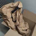 ULTCOVER 600D Tough Canvas Rectangular Patio Furniture Cover - Waterproof Outdoor Table and Chair Covers 64Lx52Wx28H inch (Brown)