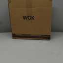 Carbon Steel Wok -13 Inch Woks & Stir-fry Pans Nonstick, Wok Pan with Lid Spatula and Dish Brush: Pre-Seasoned Flat Bottom Chinese Woks for Induction, Electric, Gas, All Stoves