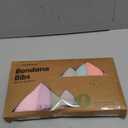 KeaBabies 8-Pack Organic Baby Bandana Bibs for Girls - Super Absorbent Triangle Baby Bibs for Drooling and Teething Infant, 100% Cotton Extra Soft for Newborn, Infant 0-36 Months (Muted Pastel)