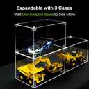 GuineaLoft Non-Flimsy Acrylic Display Box  A Large, Thick, Truly Sturdy 15x10x9-Inch Crystal-Clear Display Case, Securely Fastened by Stainless Steel Brackets & Screws Instead of Push-Fit Slots