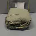 Nestl Split King Sheet Set - 1800 Ultra-Soft Microfiber Bed Sheets - Double Brushed - Deep Pockets - Easy Fit - 5 Piece Set - Bed Sheets & Pillowcases (Split King Size, Light Green)