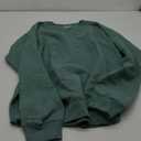 Hanes Originals Fleece, Garment Dyed Pullover, Crewneck Sweatshirts for Men Cypress Green L