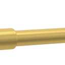 Franklin Brass Calloway (1-Pack) Toilet Paper Holder Satin Gold Euro Tissue Roll Holder Single Post Toilet Tissue Holder Wall Bathroom Accessories Bath Organization/Storage CLWY51-SG