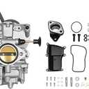 Carburetor Carb with Intake Manifold for ATV Yamaha 1987-1990 & 1992-1995 Moto-4 350 YFM350 | 1987-2004 Warrior 350 YFM350 | 1987-1998 Big Bear 350 YFM350 | 1996-1998 Kodiak 400 YFM400