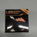 HANPURE LED Flashlight Gloves Stocking Stuffers for Adults Men Christmas Birthday Gift Idea for Dad Husband Him Boyfriend (1 Pack(with Replaceable Batteries))