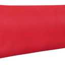NTBAY Zippered Satin Body Pillow Pillowcase, Silky Slip Cooling Body Pillow Cover, Long Side Hidden Zipper, 20 x 54 Inches, Red