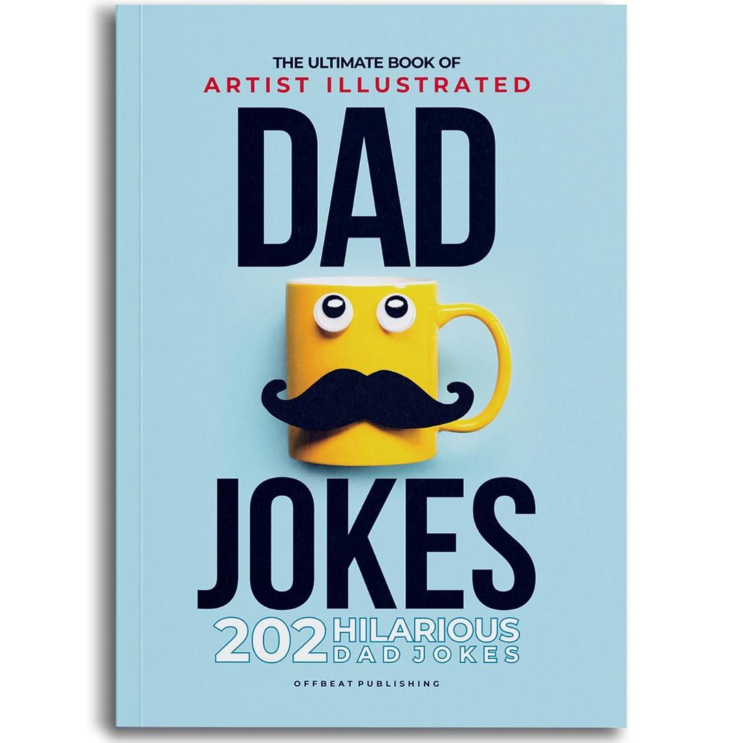 3 Pack The Ultimate Book of Artist Illustrated DAD JOKES 202 Hilarious Dad Jokes
