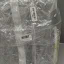 Clear Tarp Patio Enclosure Waterproof PVC Curtains for Gazebos with Double Zip Transparent Outdoor Tarps Curtains Zipper Door for Porch, Deck, Balcony, Pergola (Size: 6.7ft x 9.8ft)