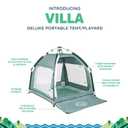 Baby Delight Go with Me Villa Portable Tent and Playard | Kids Tent and Playhouse | Indoor and Outdoor | Green Garden