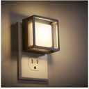 DORESshop LED Night Light, Night Lights Plug Into Wall [2 Pack] with Dusk-to-Dawn Sensor, Dimmable Nightlights, Adjustable Brightness for Bathroom, Hallway, Bedroom,Kids Room,Stairway,Soft White