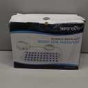 SereneLife Portable Spa Bubble Bath Massager - Waterproof Non-Slip Mat with Suction Cup Bottom, Motorized Air Pump and Adjustable Bubble Settings, Remote Control Included, 47" x 14"