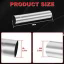 LCGP 2.5" Custom Mandrel Straight Exhaust Pipe, 18" Long, Made of High Quality Stainless Steel Fit 2.5 Inch Exhaust Pipe