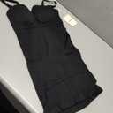 Strapless Shapewear Slip for Women, Tummy Control Bulit-in Bra Full Shapewear Dress Slip, Seamless Body Shaper (Black, L)