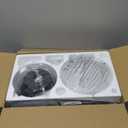 42inch Ceiling Fans with Lights, Low Profile Ceiling Fan with Light and Remote/APP Control, DC Reversible Motor, Noiseless, Flush Mount, Brown Ceiling Fan for Bedroom Indoor/Outdoor Use