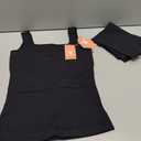Women's Tummy Control Shapewear Tank Tops Seamless Square Neck Compression Tops Slimming Body Shaper Camisole 2pcs Size XL