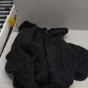 Aoysky Womens Long Cardigans Cable Knitted Open Front Oversized Hooded Outerwear Sweater Coat (Medium, Black)