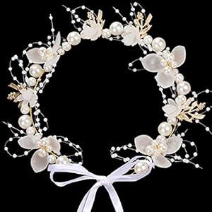 Papoopy Flower Girl Headpiece Hair Accessories for Wedding, First Communion
