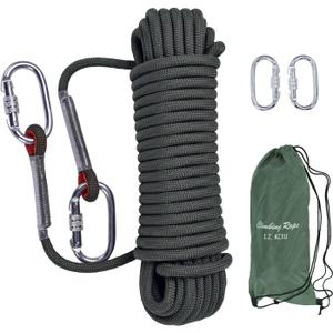 Climbing Rope, Rappelling Rope (100FT, Green)