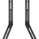 Universal Sound Bar Mounts Fits Most 23 to 65 Inch TVs Soundbar TV Mount Bracket Above or Under TV, up to 22 lbs SBR302