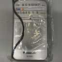 Panasonic RF-P50d Pocket AM/FM Radio Silver RF-P50D