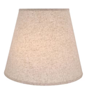 18 in. x 15 in. Beige Hardback Empire Lamp Shade