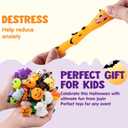 JOYIN 28 Pcs Halloween Mochi squishy toys, Halloween Sensory Stress Relief Toys bulk for Halloween Party Favors, Trick or Treats Classroom Prizes Gifts Goodie Bag Fillers